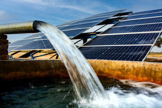 Solar irrigation pump